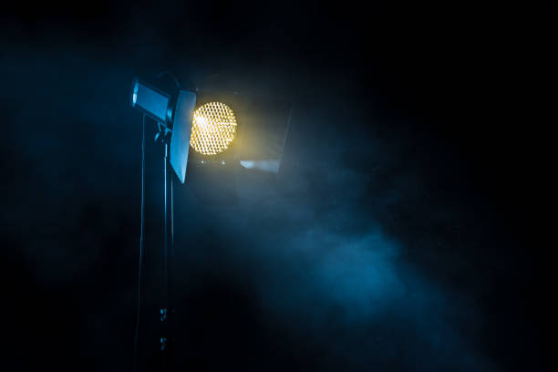 istock Theater spot light on black background 931193334