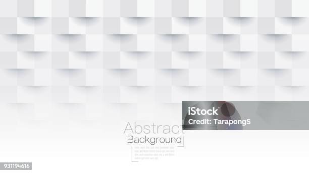 White Abstract Background Vector Stock Illustration - Download Image Now - Abstract Backgrounds, White Color, Origami