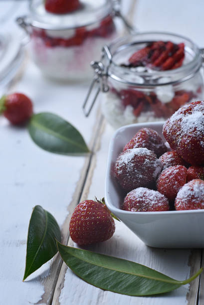 istock Strawberry dessert on the table 931195490