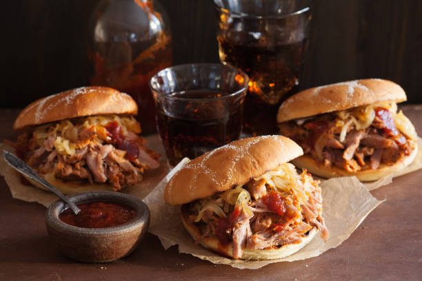 istock homemade pulled pork burger with caramelized onion and bbq sauce 931207326
