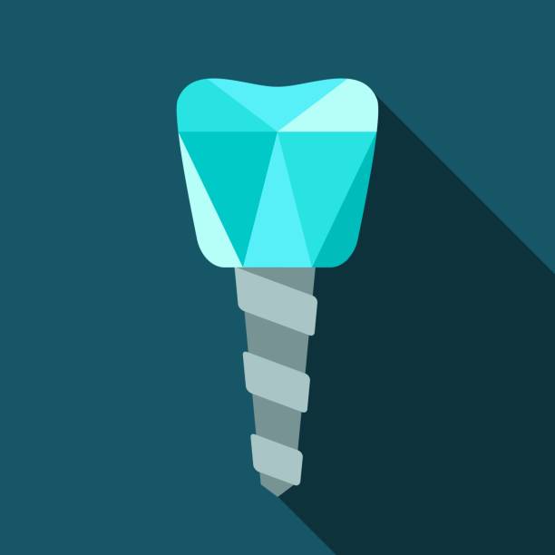 symbol implantu dentystycznego - sapphire blue diamond jewel stock illustrations