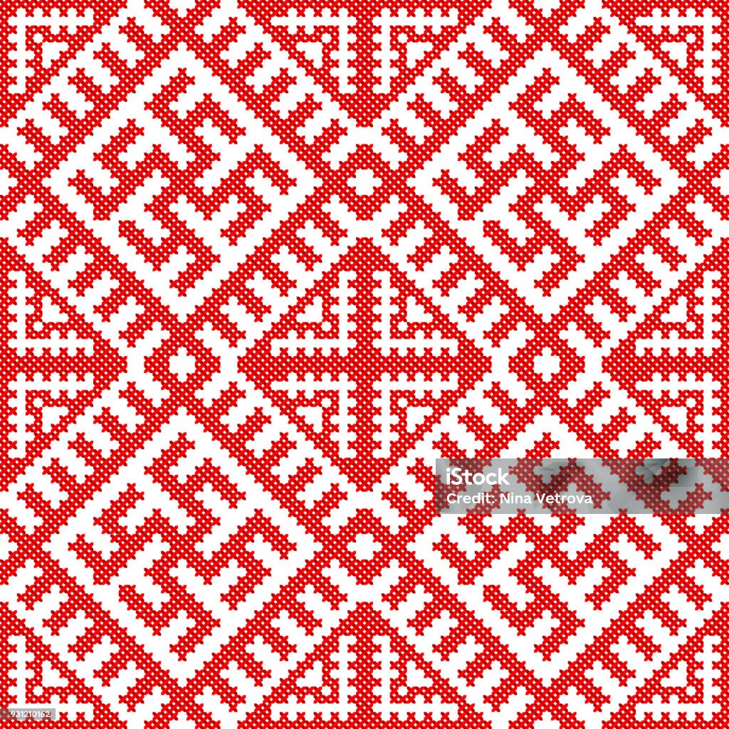 Slavic Vector Slavic Ethnic Ornament Vector Illustration Seamless Pattern Ethnic ...