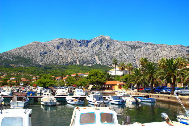 istock Port in Orebic, peninsula Peljesac, Croatia 931212984