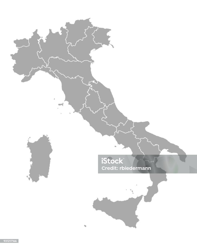 Map of Italy Italy stock vector