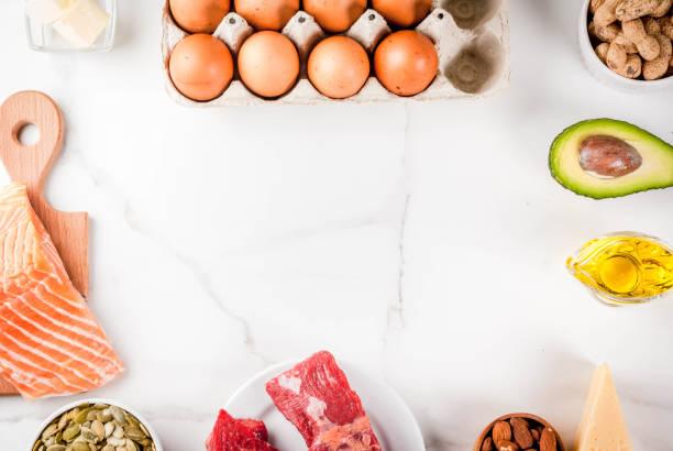 istock Ketogenic low carbs diet ingredients 931224394