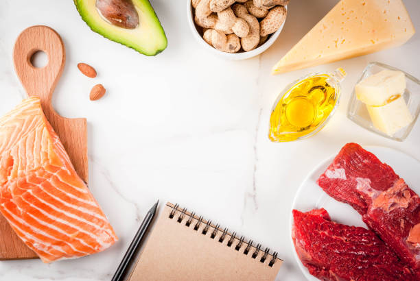 istock Ketogenic low carbs diet ingredients 931224494