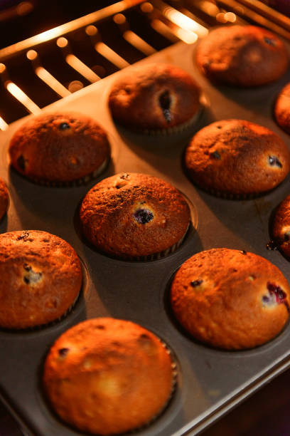 istock home muffins with forest berries are baked in the oven 931231132