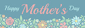 istock Concept of a floral banner for Mother's Day. Vector. 931239874