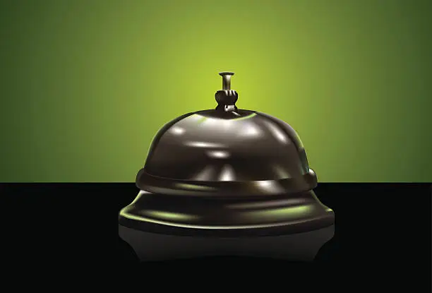 Vector illustration of Service Bell