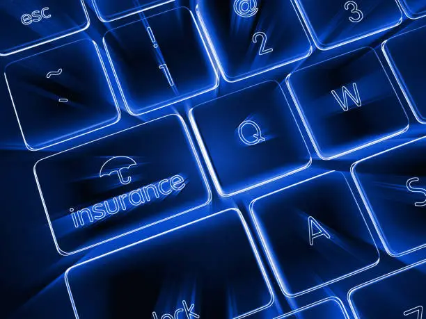 Photo of Internet online insurance risk protection