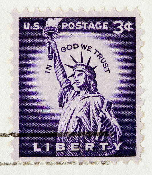 istock This is Vintage 1954 US Postage Stamp Statue of Liberty 93124667
