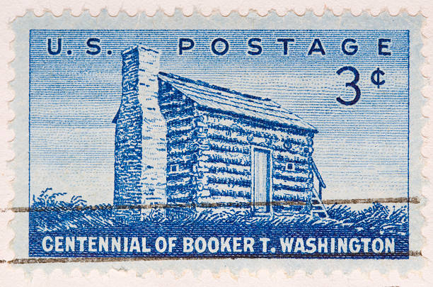 istock Vintage 1956 US Postage Stamp Booker T Washington 93124676