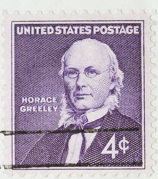 istock Vintage 1960 Stamp Horace Greeley 93124702