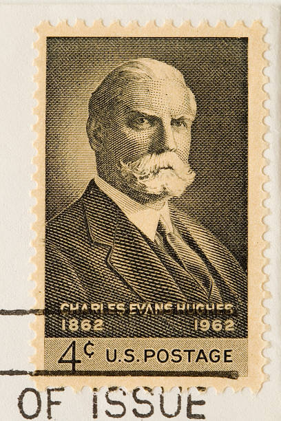 istock Vintage 1962 Stamp of Charles Evans hughes 93124712