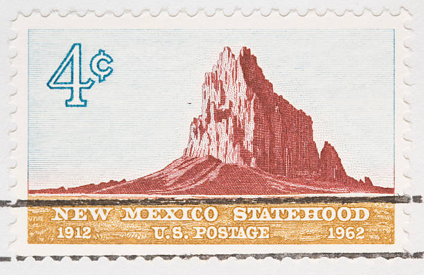 istock Vintage 1962 New Mexico Statehood Stamp 93124738