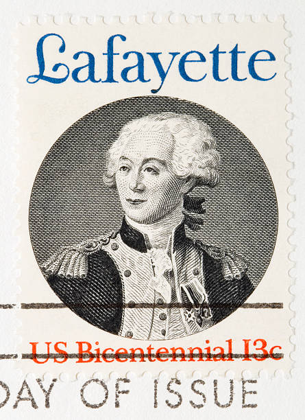 istock Gilbert du Motier marquis de Lafayette Postage Stamp 93124806