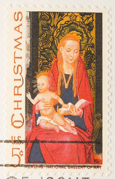 istock Vintage 1967 Christmas Stamp 93124819