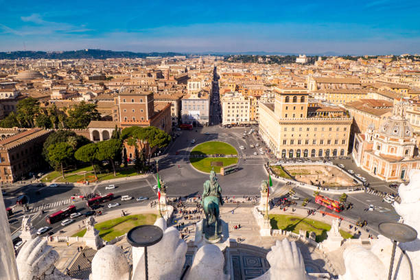istock Rome Venice Plazza as seen from above (Piazza Venezia) 931249082