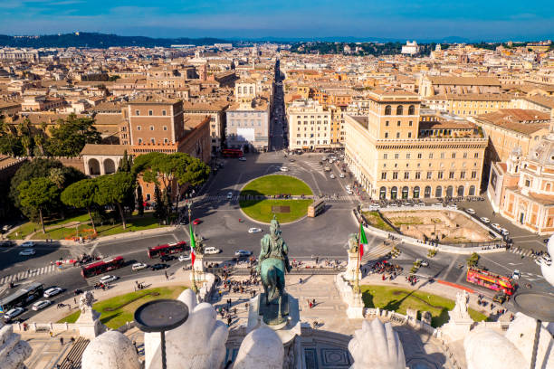 istock Rome Venice Plazza as seen from above (Piazza Venezia) 931249278