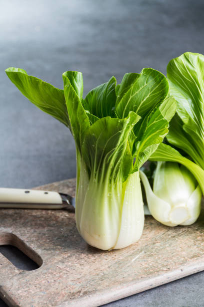 istock Fresh raw baby Bok choy or pak choi Chinese cabbage 931249974