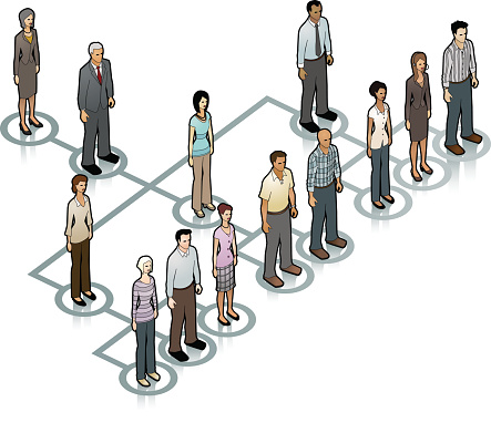 People arranged in a hierarchy. 

› [url=http://www.istockphoto.com/search/lightbox/11669275#e066abd]See all in this style.[/url]

More from mathisworks:

[url=http://www.istockphoto.com/stock-illustration-8932521-networking-group.php][img]http://www.istockphoto.com/file_thumbview_approve/8932521/2/istockphoto_8932521-networking-group.jpg[/img][/url]

[url=http://www.istockphoto.com/stock-illustration-9028632-social-networking.php][img]http://www.istockphoto.com/file_thumbview_approve/9028632/2/istockphoto_9028632-social-networking.jpg[/img][/url]