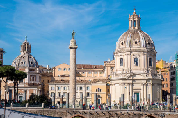 istock Trajan Forum and Trajan Column in Rome, Italy 931257712
