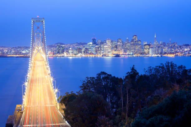 istock Bay bridge and city skyline in San Francisco 931258974