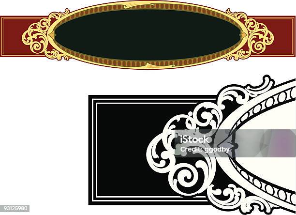 Vectorized Teclas Painel - Arte vetorial de stock e mais imagens de Art Nouveau - Art Nouveau, Moldura - Composição, Design