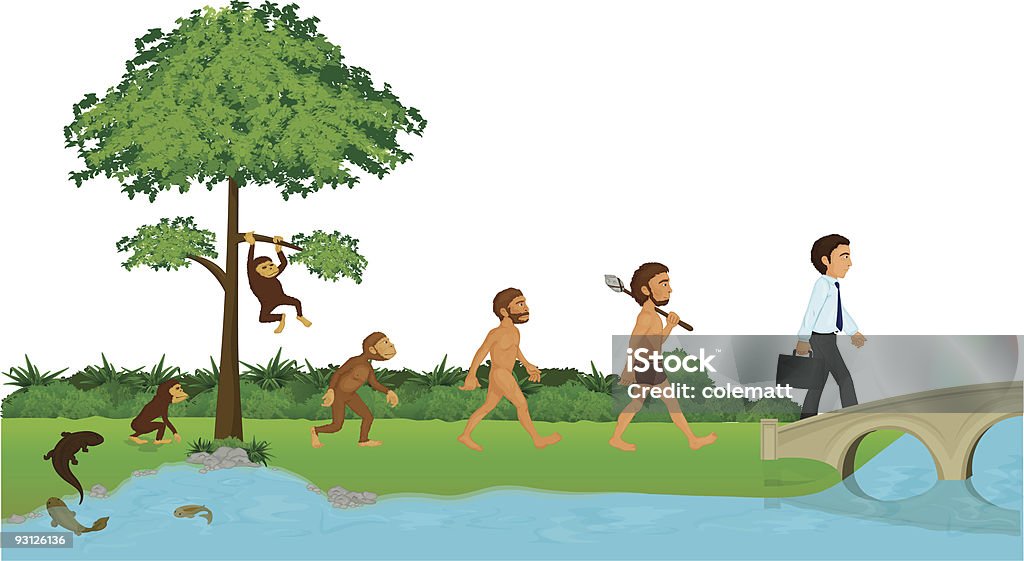 Evolution - arte vectorial de Adulto libre de derechos