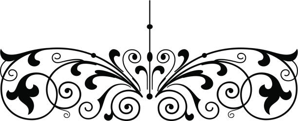ベクトルのスクロールデザイン - swirl squiggle scroll shape decoration点のイラスト素材／クリップアート素材／マンガ素材／アイコン素材