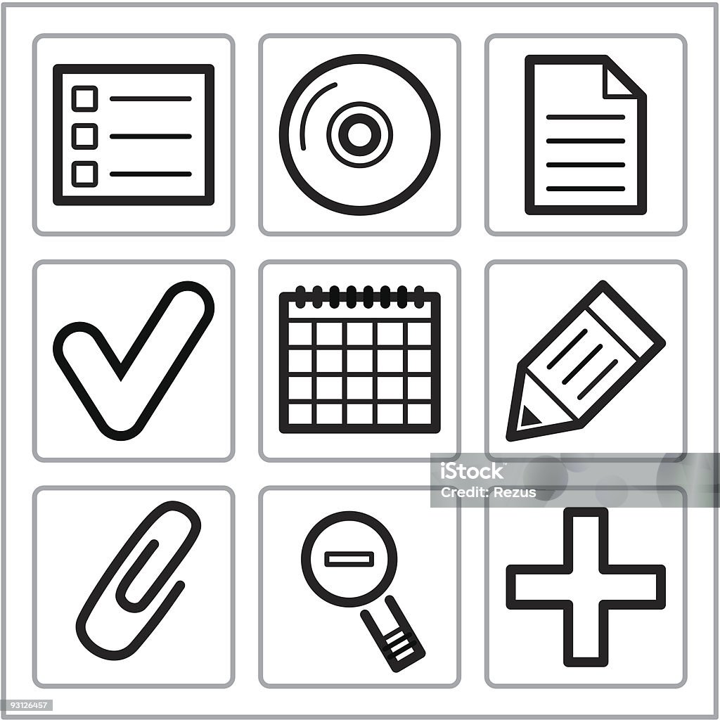 Finance icons set  Black Color stock vector