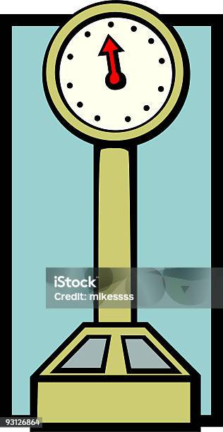 Weight Scale Stock Illustration - Download Image Now - Accuracy, Advice, Bathroom