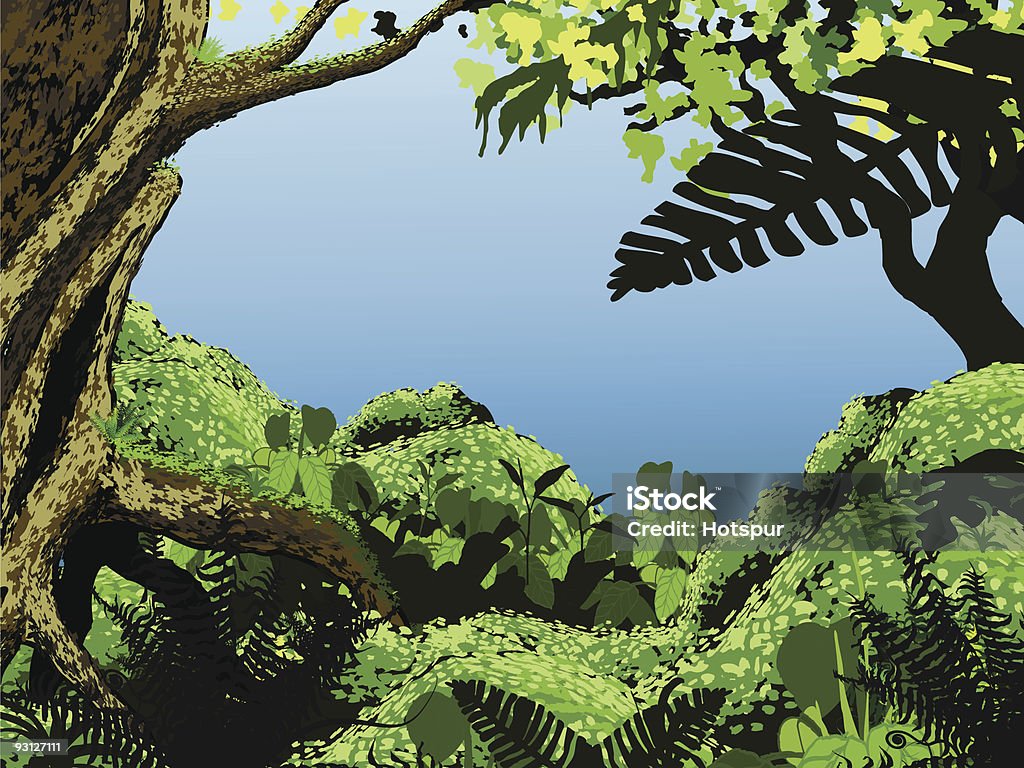 Jungle  Moss stock vector