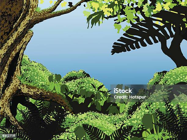 Jungle Stock Illustration - Download Image Now - Moss, Forest, Jurassic