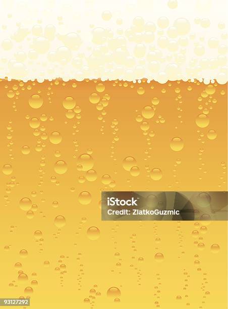 Textura De Cerveja - Arte vetorial de stock e mais imagens de Bebida - Bebida, Bebida Alcoólica, Bolha - Estrutura Física