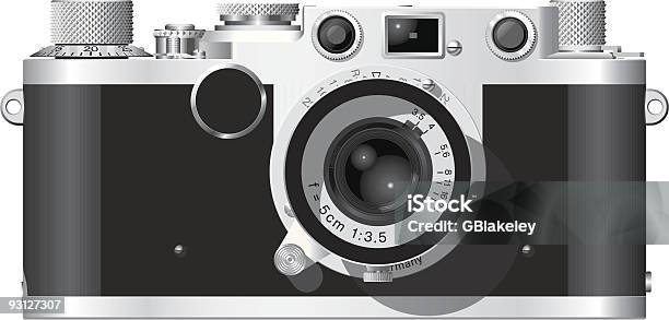 Appareil Photo Leica Iif Vecteurs libres de droits et plus d'images vectorielles de Appareil photo - Appareil photo, 1950-1959, Allemagne