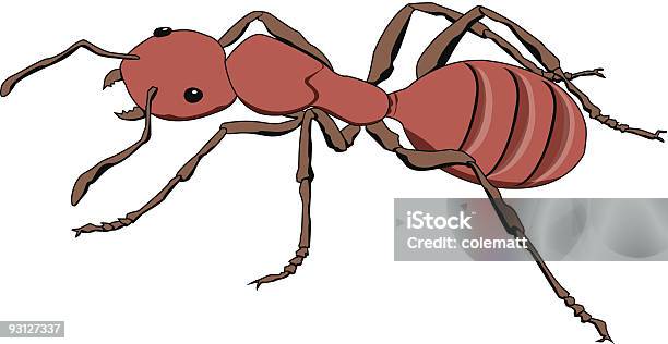 Ant Stock Vektor Art und mehr Bilder von Ameise - Ameise, Tierkopf, Antenne