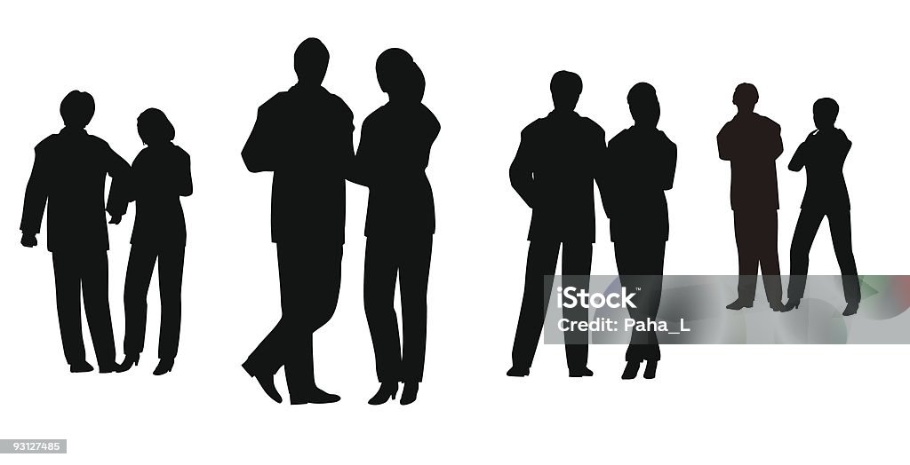 many business couple vector  Adult stock vector
