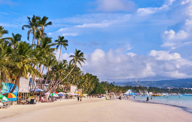 istock White beach on Boracay island, Philippines 931274908