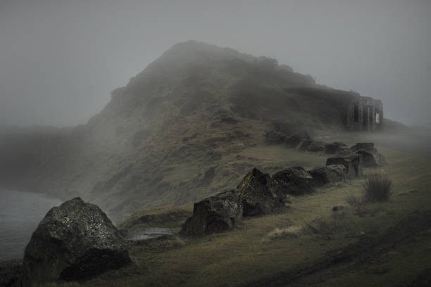 istock Foggy Rural landscape on Shropshire Hills UK 931274970