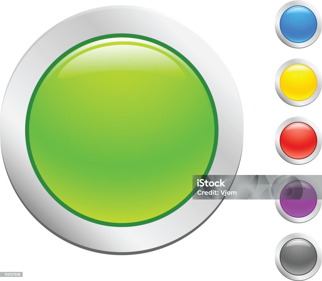 Display Vector Button Buttons Vector Stock Illustration - Download Image Now - Badge, Black ...