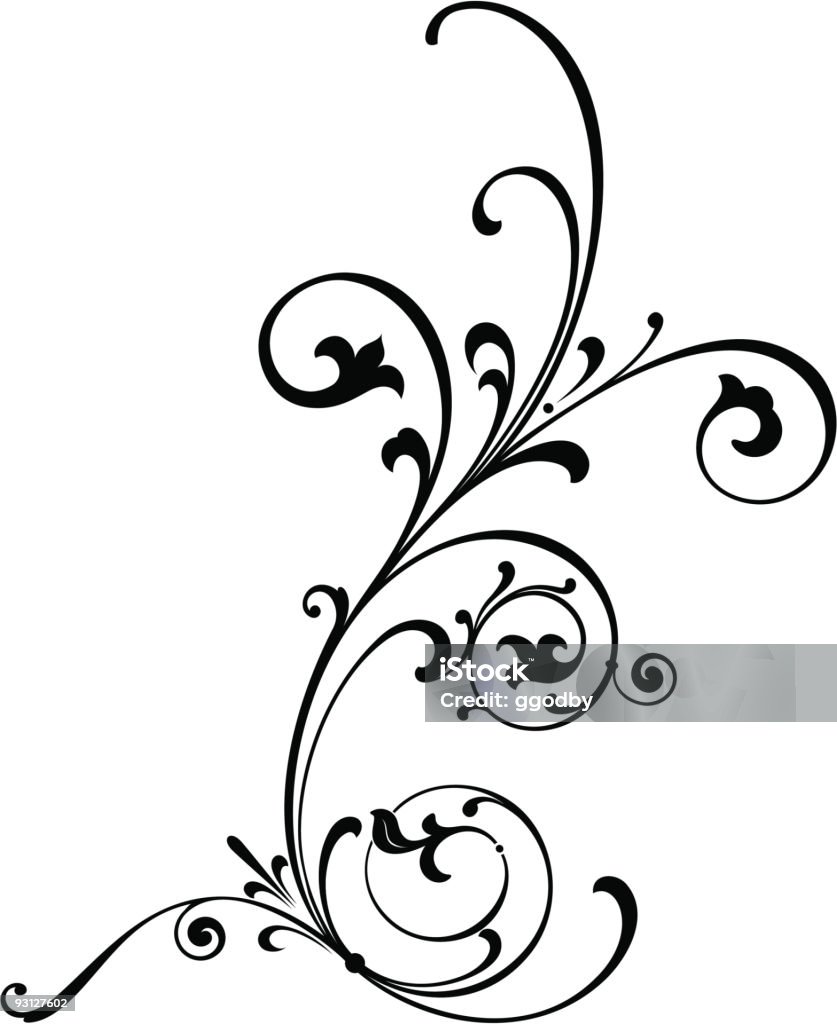 Scroll Design Edge Black Scroll Design