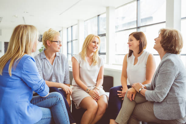 istock Group of women at the training 931276480