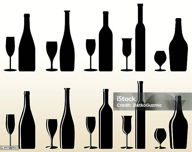 Bottleglass Vecteurs libres de droits et plus d'images vectorielles de Alcool - Alcool, Alcoolisme, Bière