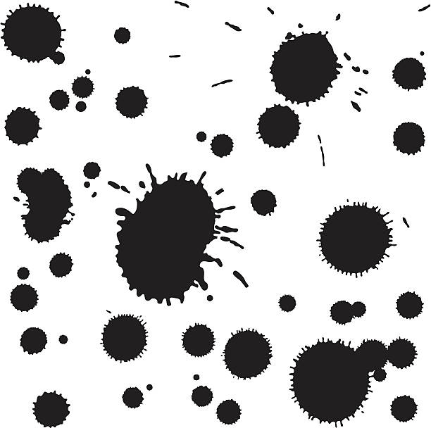 Ink Splatters (+jpg in ZIP) vector art illustration