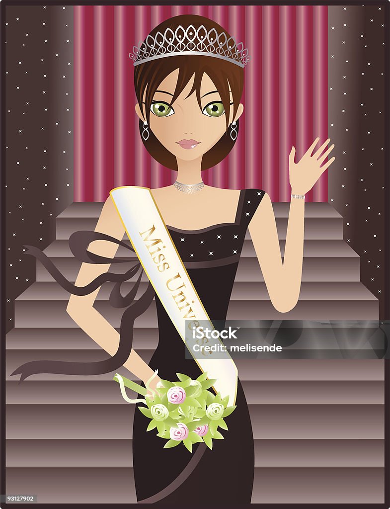 Miss universo - arte vectorial de Miss Universo libre de derechos