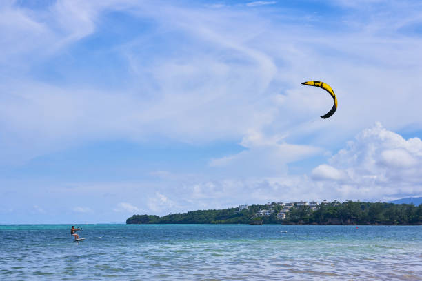 istock Diniwid beach is the best for kitesurfing in Boracay, Philippines 931281538