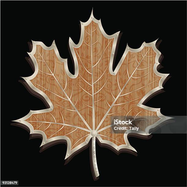 ハンドメイドの木製のカエデの葉 - かえでの葉のベクターアート素材や画像を多数ご用意 - かえでの葉, イラストレーション, カエデ