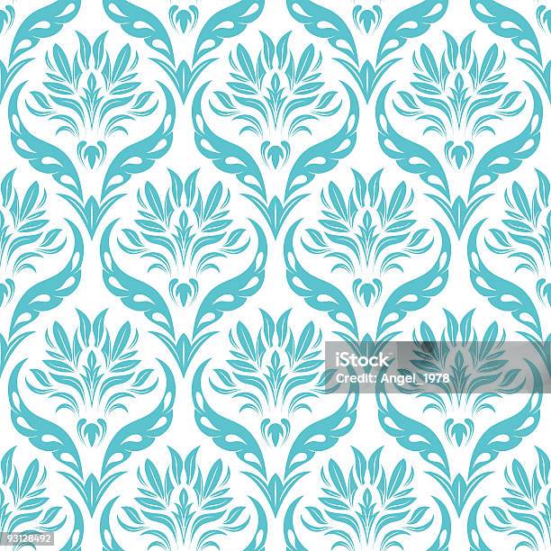 Seamless Damask Background Stock Vektor Art und mehr Bilder von Abstrakt - Abstrakt, Alt, Altertümlich