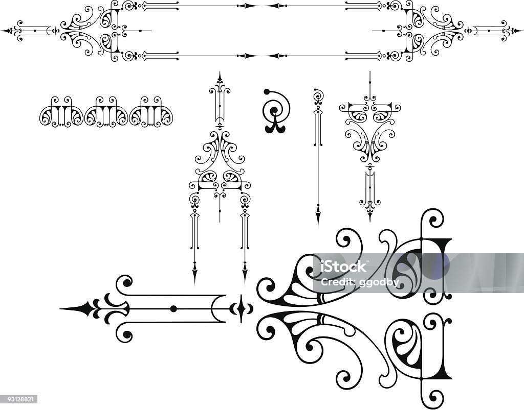 Set - 101005 Vectorized percorrer - Royalty-free Computação Gráfica arte vetorial